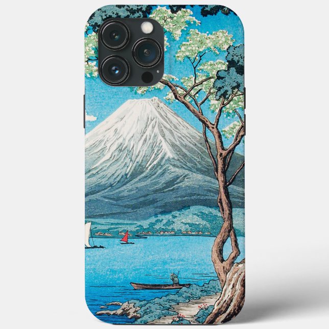 Mount Fuji from Lake Yamanaka by Hiroaki Takahashi Case-Mate iPhone Case (Back)