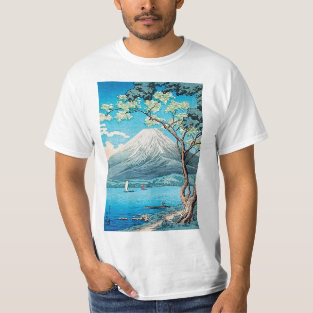 Mount Fuji from Lake Yamanaka by Hiroaki Takahashi T-Shirt (Front)