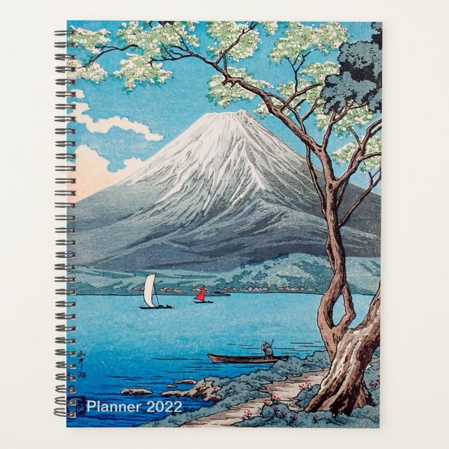 Mount Fuji from Lake Yamanaka, Takahashi, Japanese Planner (Front)