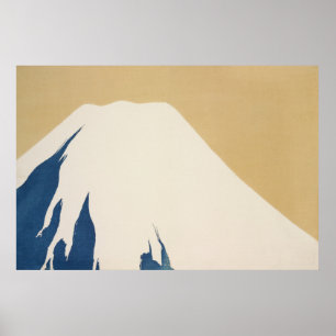 Mount Fuji from Momoyogusa by Kamisaka Sekka Poster