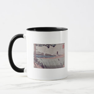 Mount Fuji from the Sumida River embankment Mug