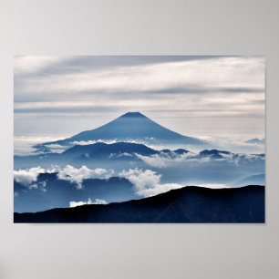 Mount Fuji Holy Mountain Japan Photo Poster