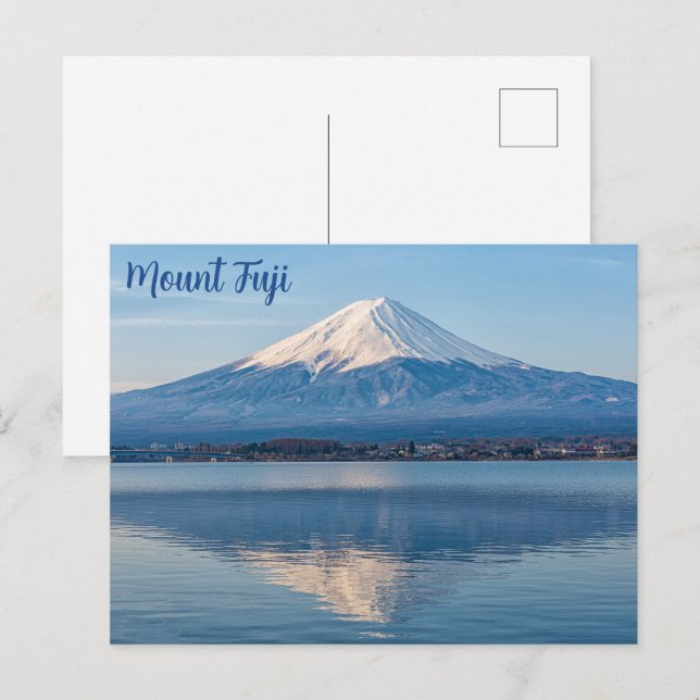 Mount Fuji Japan Landscape Postcard (Front/Back)