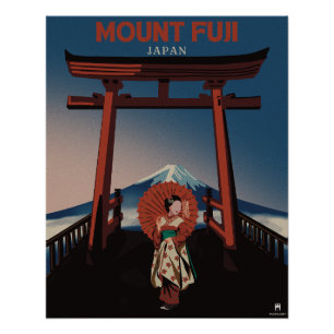 Mount Fuji Japan  Poster