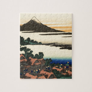 Mount Fuji Japan Sunset Jigsaw Puzzle