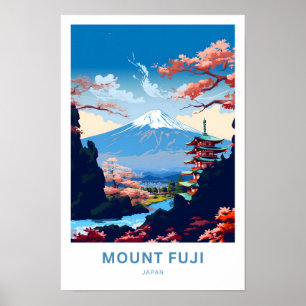 Mount Fuji Japan Travel Print