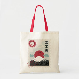 Mount Fuji Japanese Stamp Tokyo Made Japan Bag