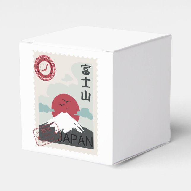Mount Fuji Japanese Stamp Tokyo Made Japan BOX (Front Side)
