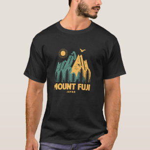 Mount Fuji Mountains Japan Hiking Outdoors Vintage T-Shirt