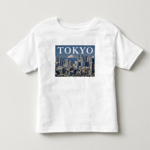 Mount Fuji Shinjuku District Skyline Tokyo Japan Toddler T-Shirt