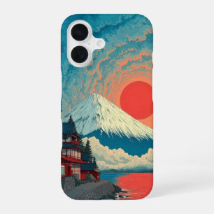 Mount Fuji Sunset Japanese Art Phone Case