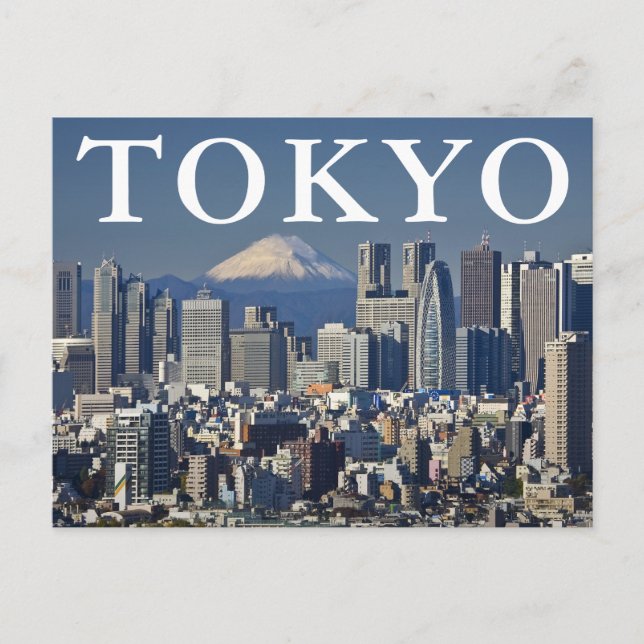 Mount Fuji | Tokyo Japan | Thank You Postcard (Front)