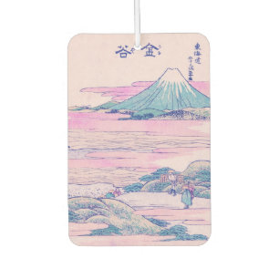 Mount Fuji Ukiyo-e Japanese Vintage Art Car Air Freshener