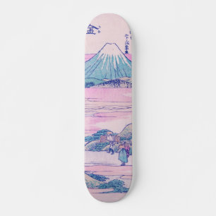 Mount Fuji Ukiyo-e Japanese Vintage Art Skateboard