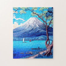 Mount Fuji View From Lake Yamanaka Jigsaw Puzzle