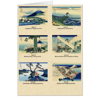 Mount Fuji views 31 through 36