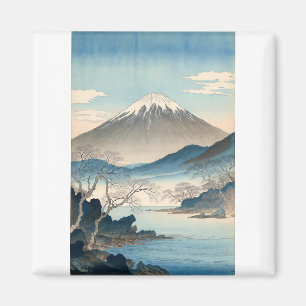 Mount Fuji Vintage Orignal Artist's Design Magnet