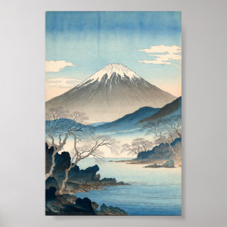 Mount Fuji Vintage Orignal Artist's Design Poster