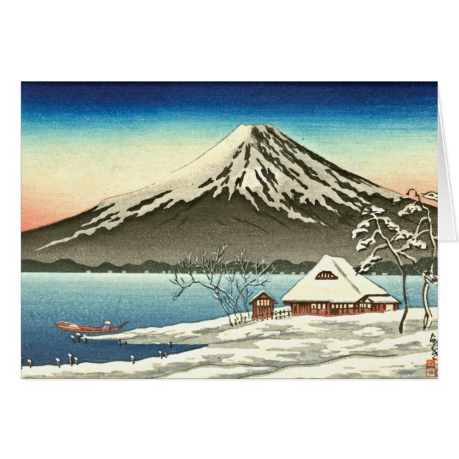 Mount Fuji Winter 1890 (Front Horizontal)