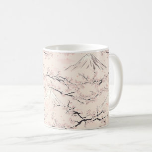 Mount Fuji with Cherry Blossoms – Japanese (1) Coffee Mug