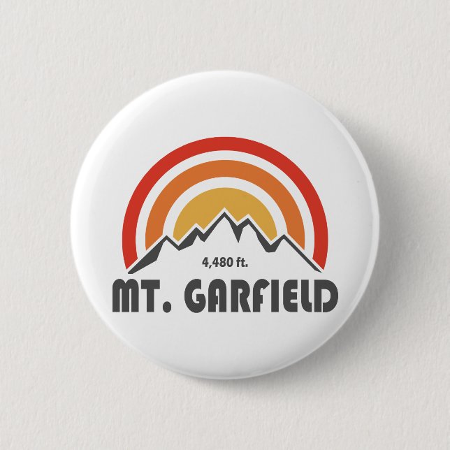 Mount Garfield New Hampshire 6 Cm Round Badge (Front)