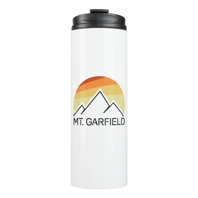 Mount Garfield New Hampshire Retro Thermal Tumbler (Front)