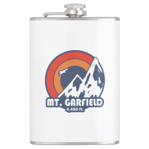 Mount Garfield New Hampshire Sun Eagle Hip Flask