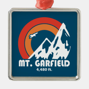 Mount Garfield New Hampshire Sun Eagle Metal Tree Decoration