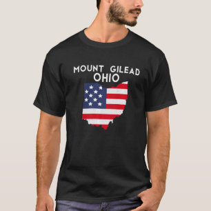 Mount Gilead Ohio USA State America Travel Ohioan T-Shirt