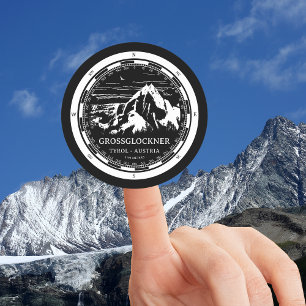 Mount Grossglockner - Tirol Austria Alps Classic Round Sticker