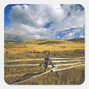 Mount Haggin NWR near Anaconda Montana Square Sticker