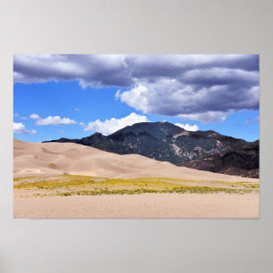 Mount Herard, Great Sand Dunes, Colorado Poster