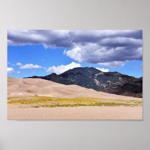 Mount Herard, Great Sand Dunes, Colorado Poster