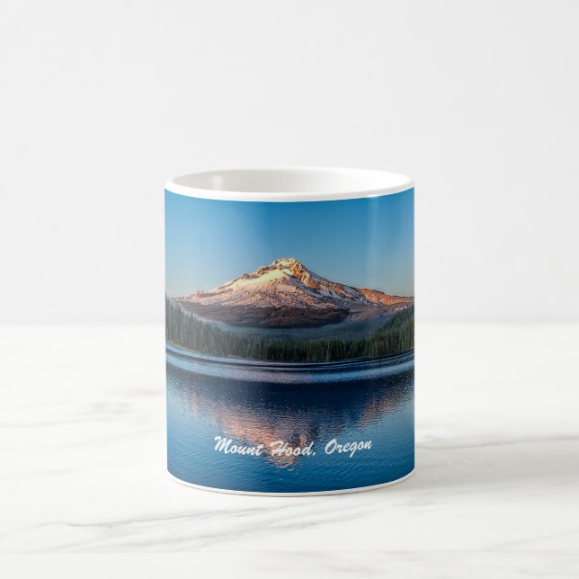 Mount Hood from Trillium Lake Coffee Mug (Center)