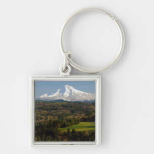Mount Hood, Jonsrud Viewpoint, Sandy, Oregon Key Ring