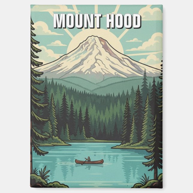 Mount Hood National Forest Oregon Magnet (Front)