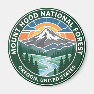 Mount Hood National Forest Oregon Magnet