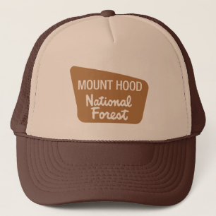 Mount Hood National Forest (Sign) Trucker Hat
