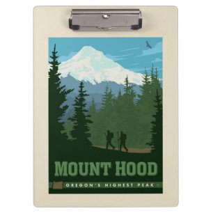 Mount Hood Oregon Clipboard