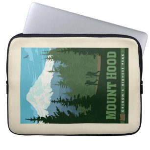 Mount Hood Oregon Laptop Sleeve