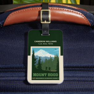 Mount Hood Oregon Luggage Tag