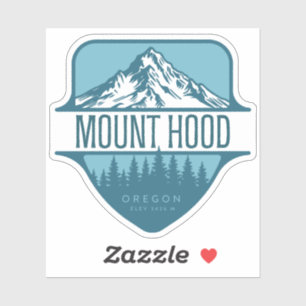 Mount Hood Oregon Mountain crest design