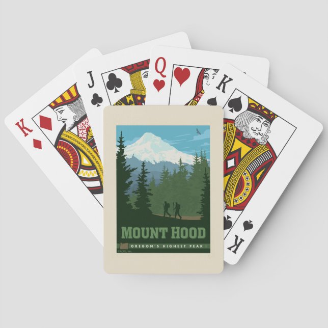 Mount Hood | Oregon Playing Cards (Back)