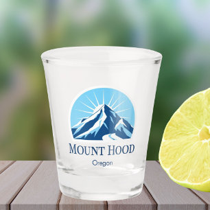 Mount Hood Oregon ski area resort souvenir Shot Glass