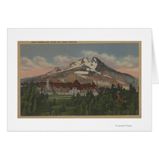 Mount Hood, Oregon - View of the New Timberline 2 (Front Horizontal)