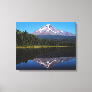 Mount Hood Reflected in Lake Canvas Print