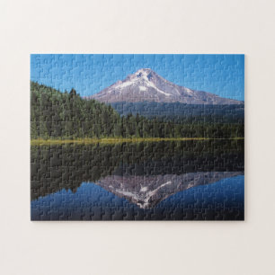 Mount Hood Reflected in Lake Jigsaw Puzzle