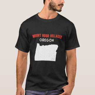 Mount Hood Villages Oregon USA State America Trave T-Shirt