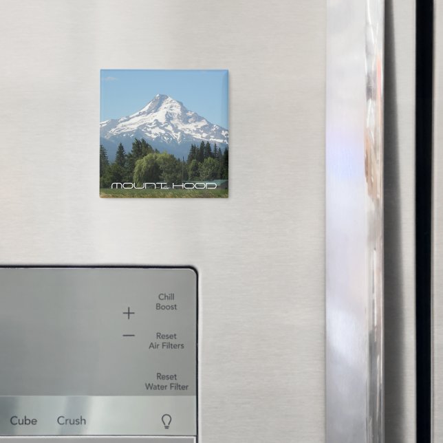 Mount Hood Vista Photo Magnet (In Situ (Fridge))