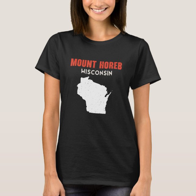 Mount Horeb USA State America Travel Montanan Hele T-Shirt (Front)